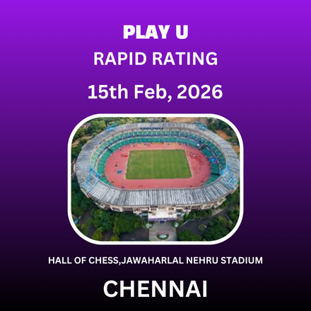 ⭐PLAY U⭐2nd INTERNATIONAL FIDE RAPID RATED OPEN CHESS TOURNAMENT 2026🏆 POWERD BY AKSHAYAKALPA ORGANIC🏆