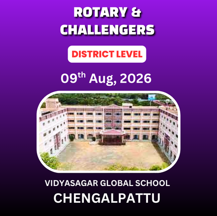 ⭐ROTARY & CHALLENGERS CHESS ACADEMY⭐CHENGALPATTU DISTRICT LEVEL CHESS TOURNAMENT - 2026