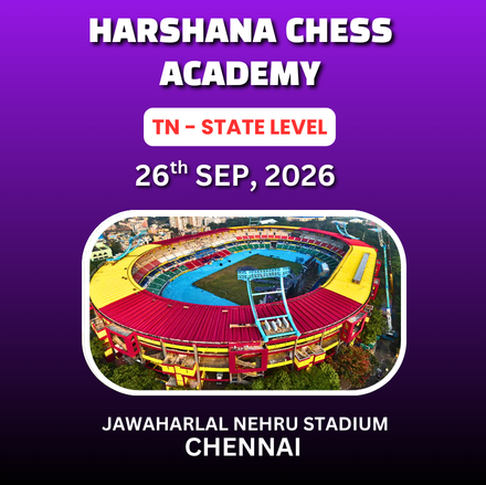 3RD ⭐HARSHANA CHESS ACADEMY⭐ TAMIL NADU STATE LEVEL CHILDREN’S CHESS TOURNAMENT